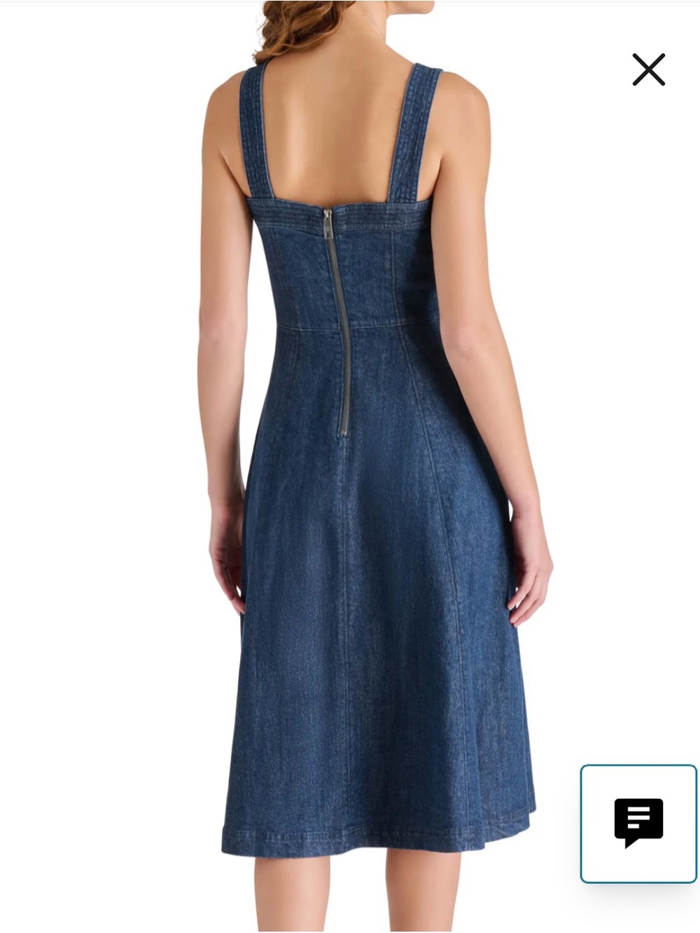 Steve Madden Dark Blue Denim Maxi Dress - Picture 3 of 11